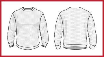 Detail Sweater Template Vector Nomer 50