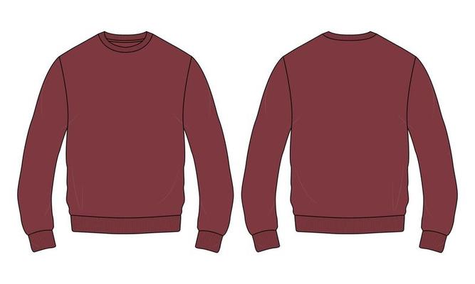 Detail Sweater Template Vector Nomer 52
