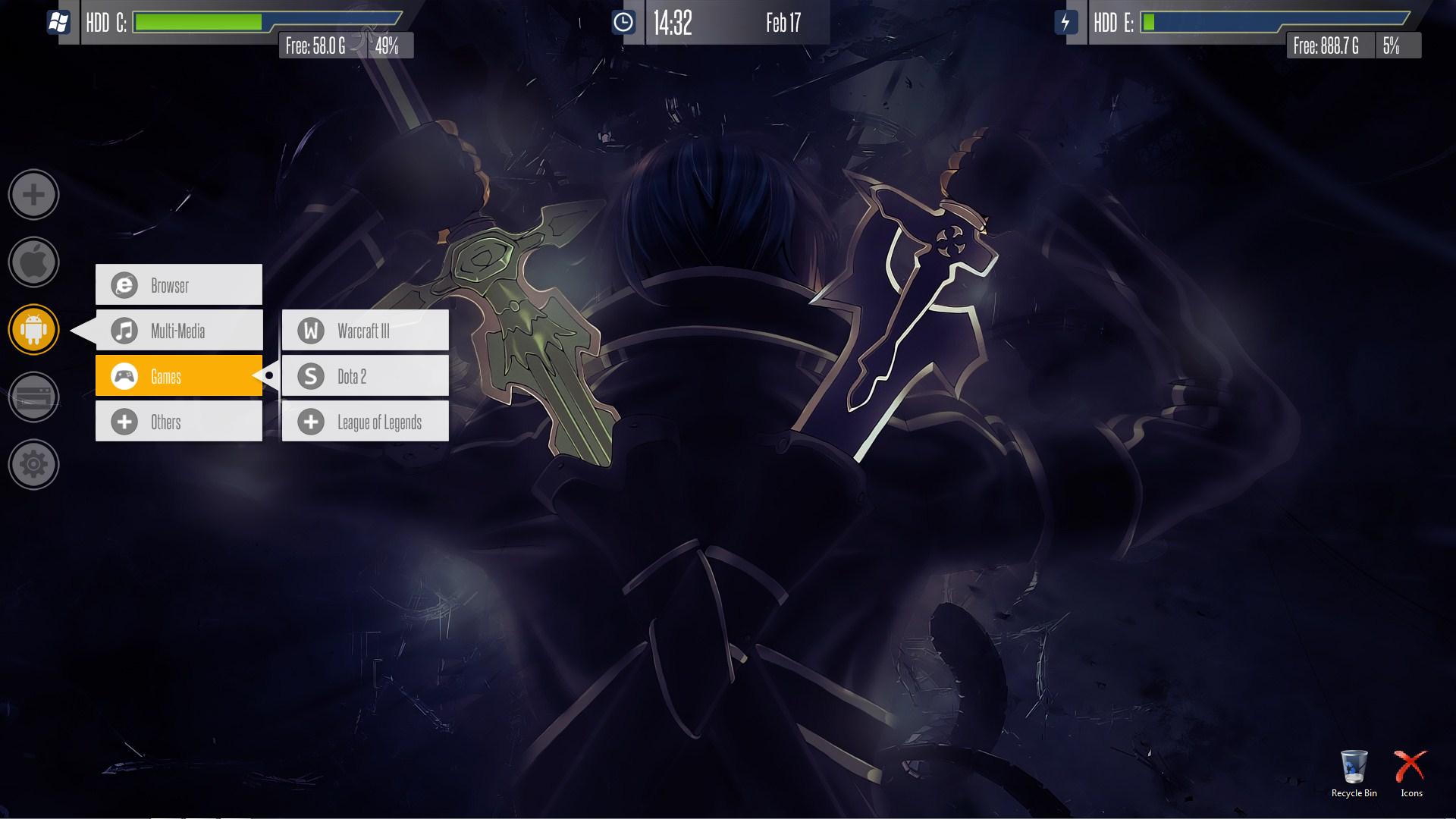 Detail Sword Art Online Rainmeter Nomer 17