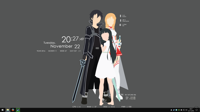 Detail Sword Art Online Rainmeter Nomer 39