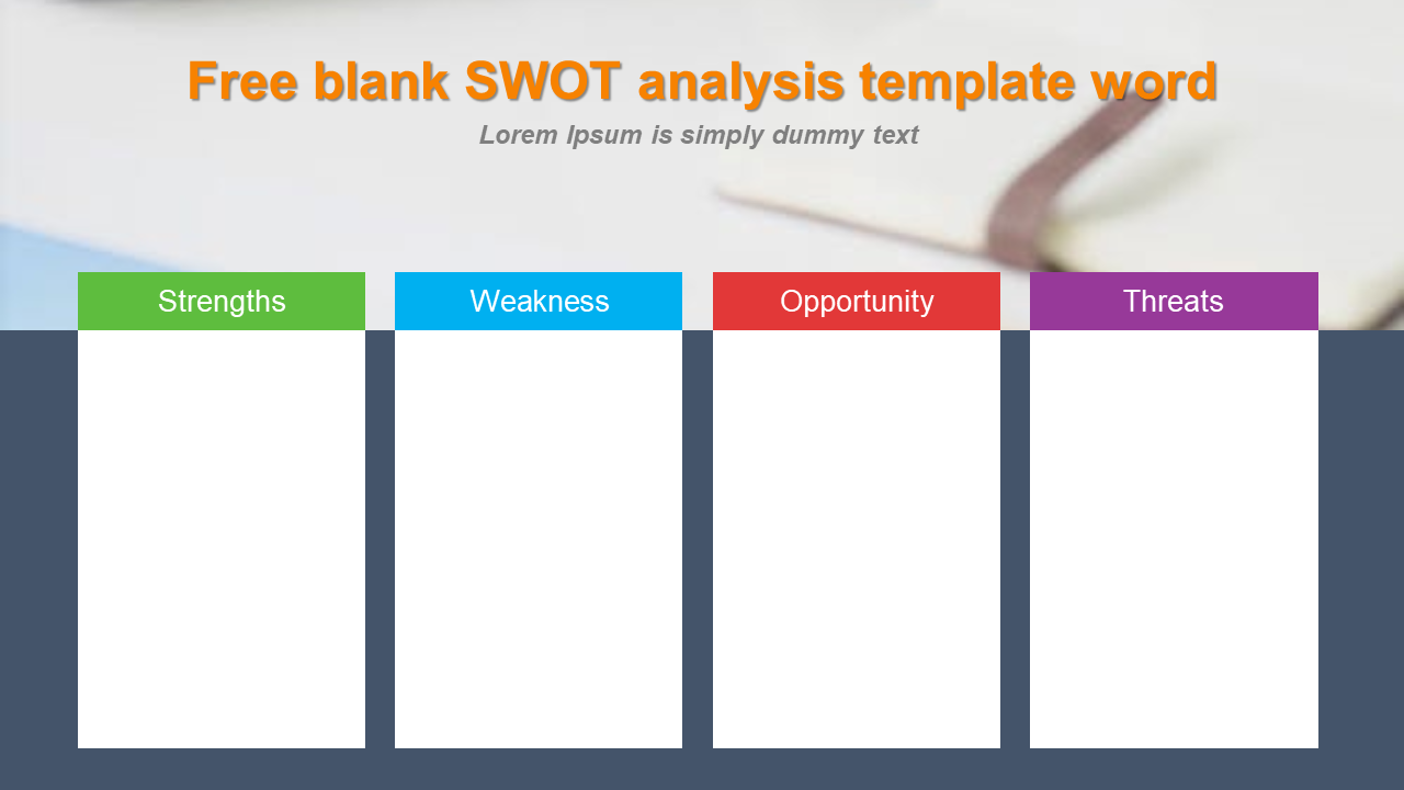 Detail Swot Analysis Report Template Nomer 26