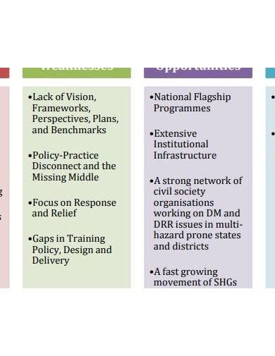 Detail Swot Analysis Report Template Nomer 6