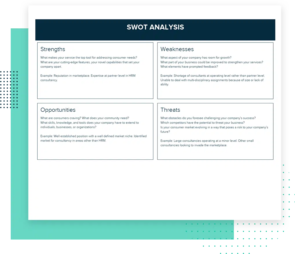 Detail Swot Analysis Template Nomer 16