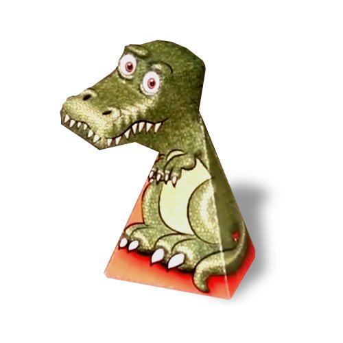 Detail T Rex Illusion Template Nomer 4