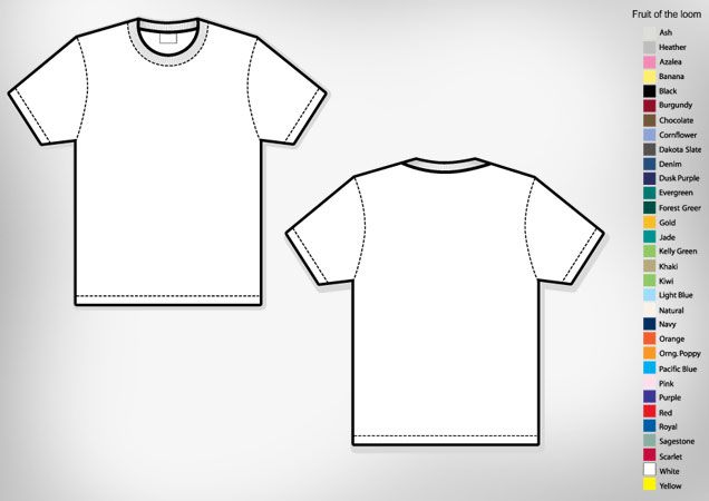 Detail T Shirt Design Template Cdr Nomer 10