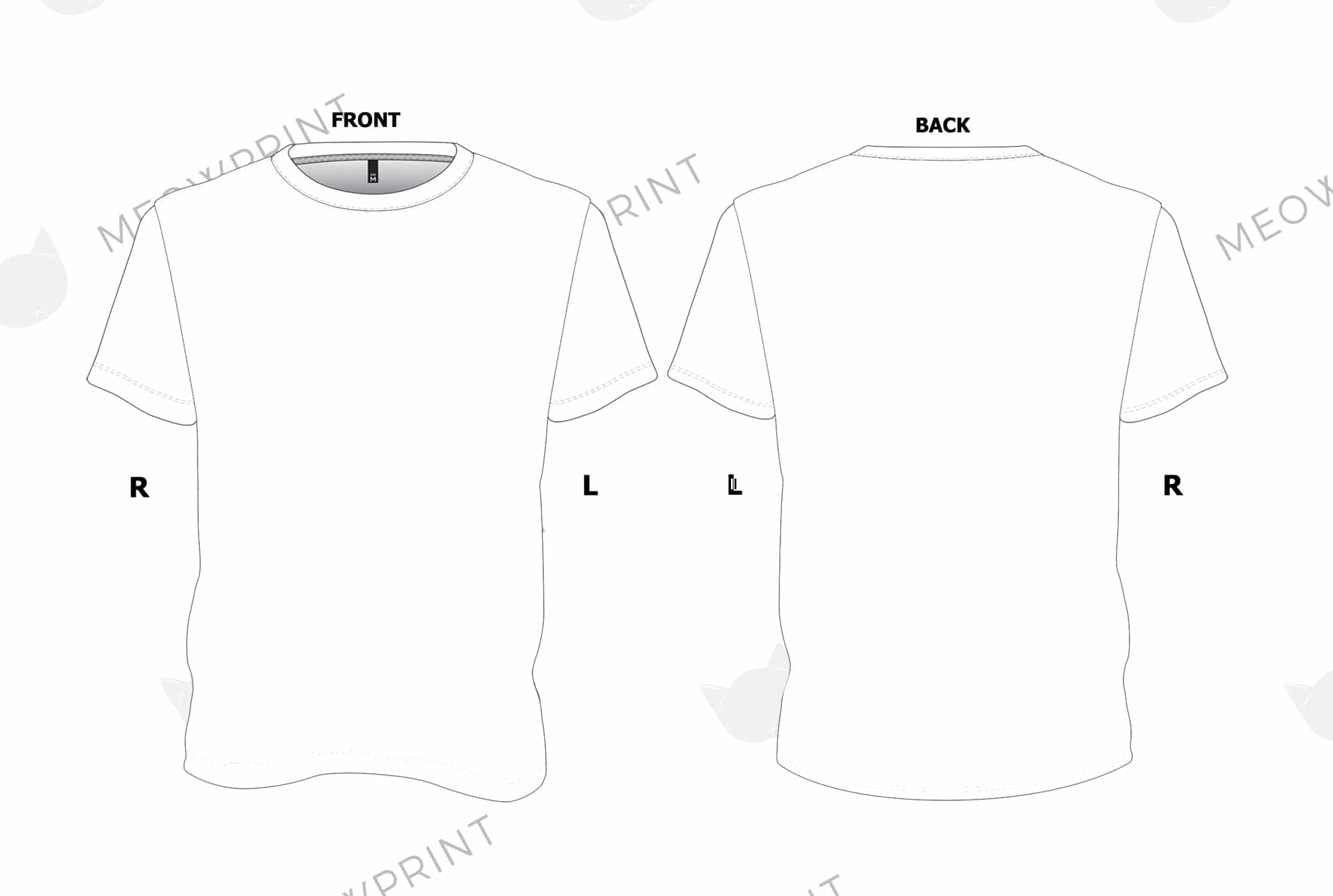 Detail T Shirt Printing Template Nomer 30