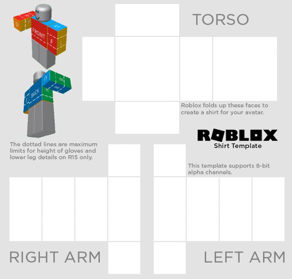 Detail T Shirt Roblox Template Nomer 3