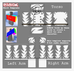 Detail T Shirt Roblox Template Nomer 45