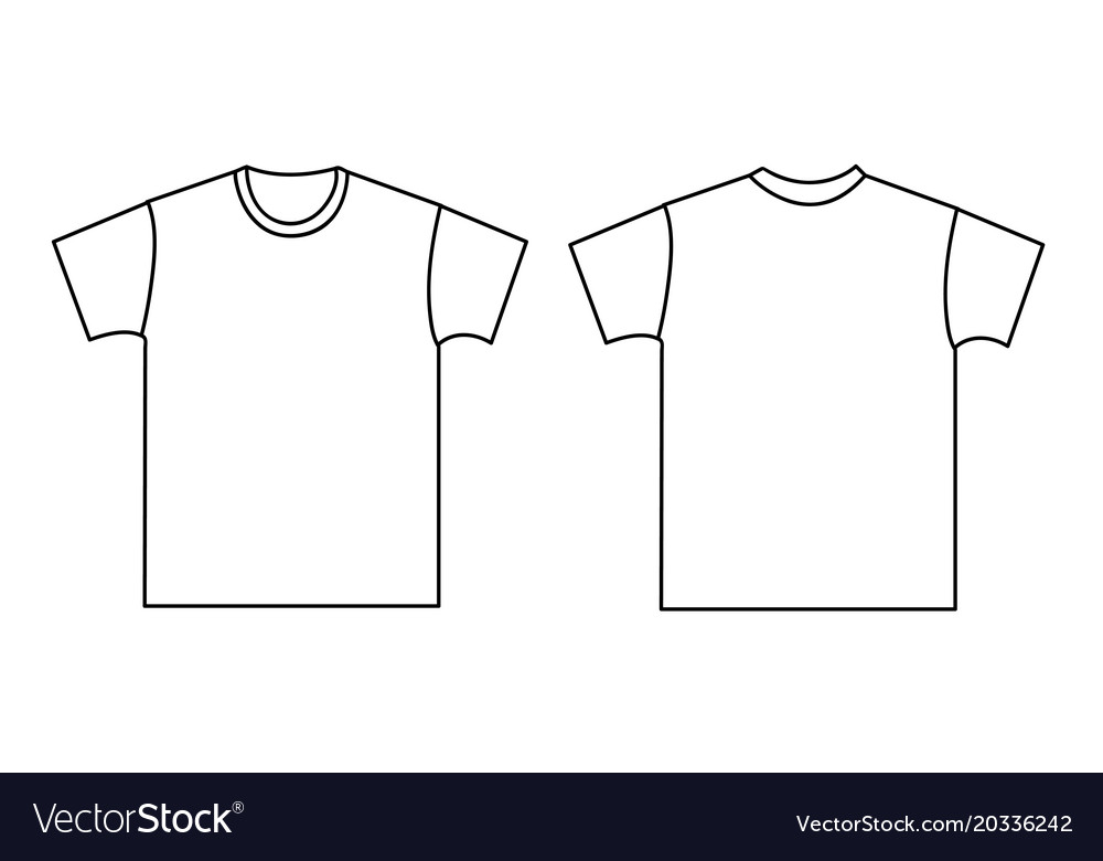 Detail T Shirt Template Back Nomer 3