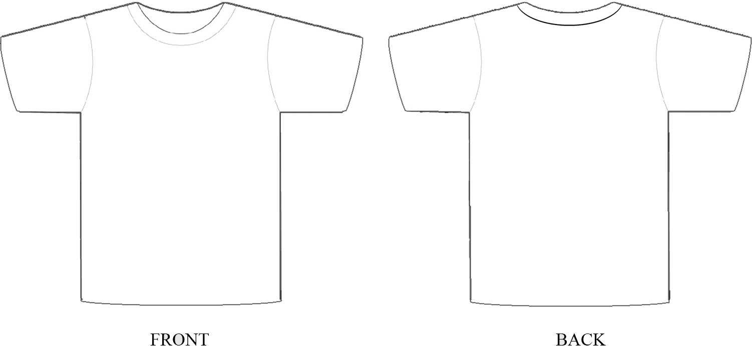Detail T Shirt Template Psd Nomer 46