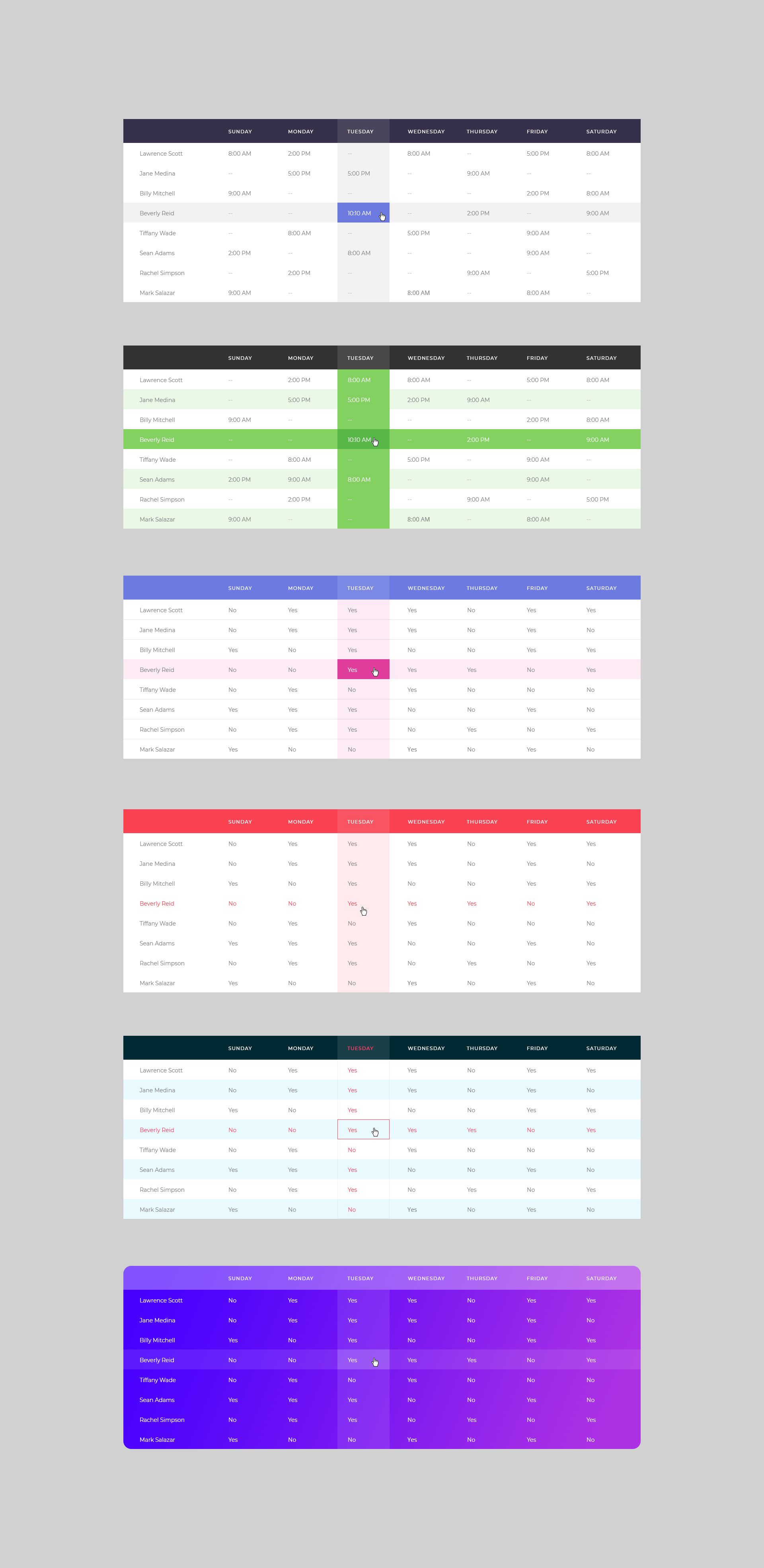 Detail Table Css Template Nomer 15