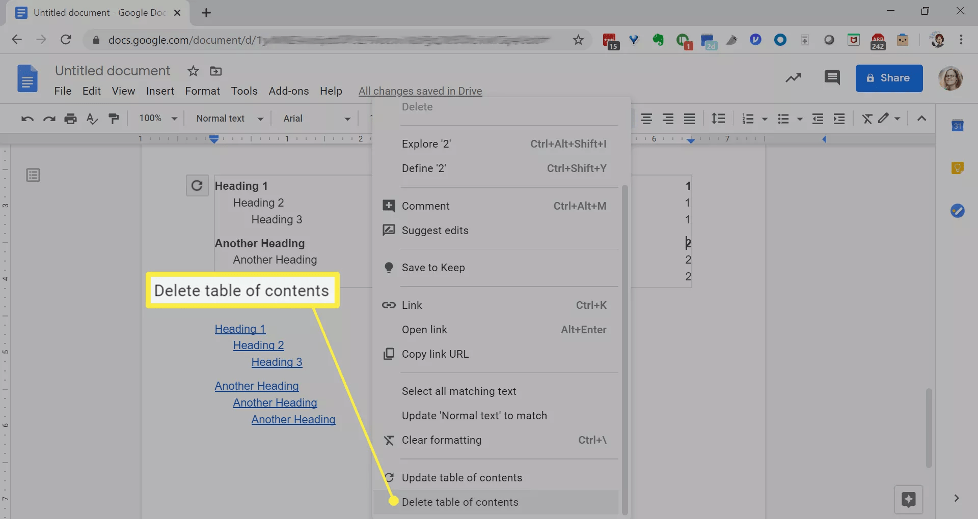 Detail Table Of Contents Google Docs Template Nomer 13