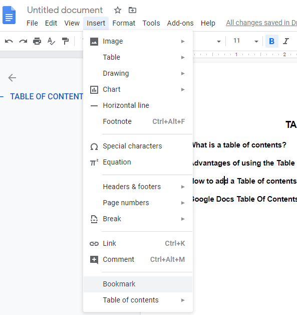 Detail Table Of Contents Google Docs Template Nomer 15