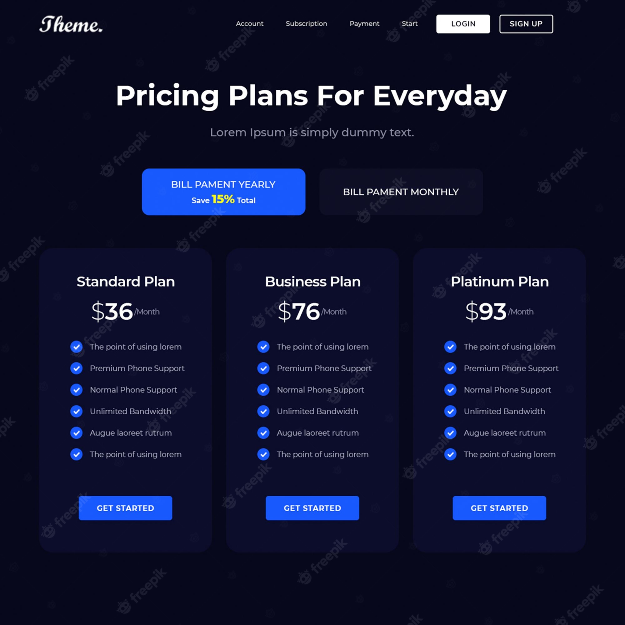 Detail Table Template Psd Nomer 21