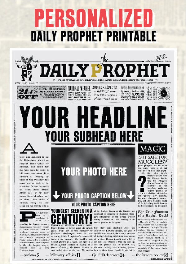 Download Tabloid Newspaper Template Nomer 34