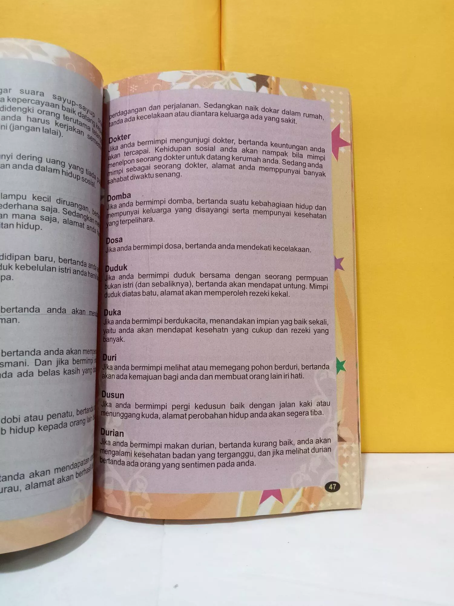 Detail Tajir Abis Buku Mimpi Nomer 41