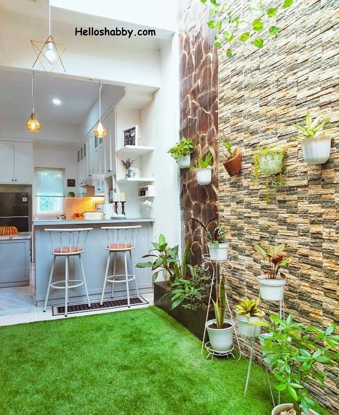 Detail Taman Dalam Rumah Dekat Dapur Nomer 14