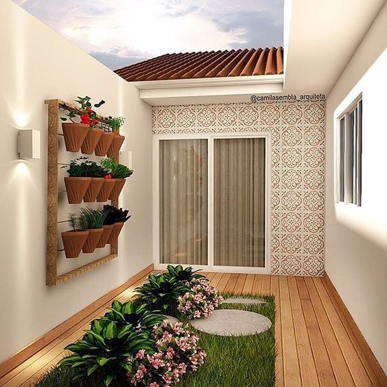 Detail Taman Dinding Rumah Nomer 9