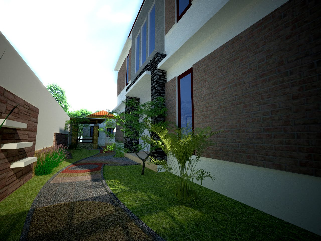 Detail Taman Dinding Samping Rumah Nomer 47