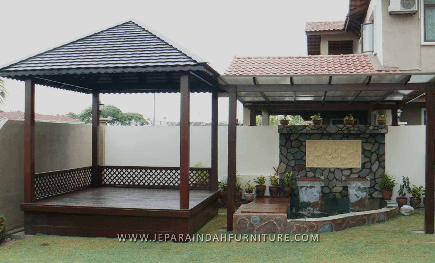 Detail Taman Gazebo Depan Rumah Nomer 19