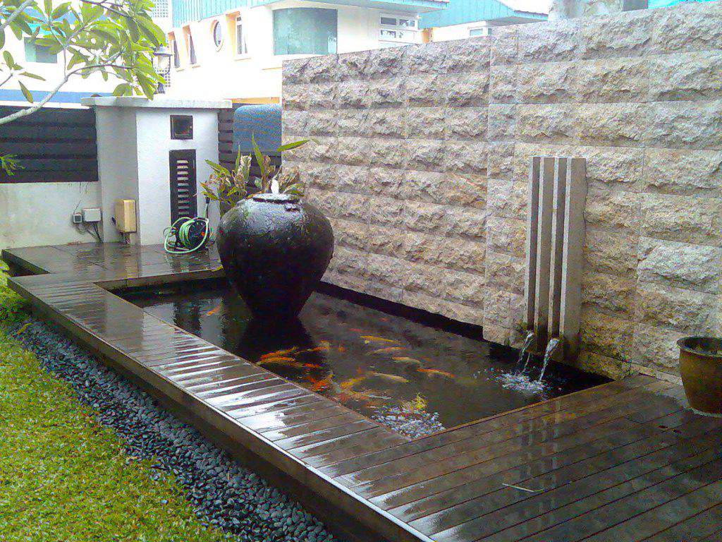 Detail Taman Kolam Ikan Depan Rumah Nomer 31