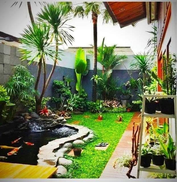 Detail Taman Kolam Ikan Minimalis Depan Rumah Nomer 27