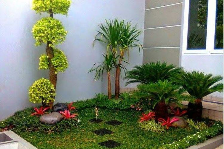 Detail Taman Pojok Depan Rumah Nomer 20