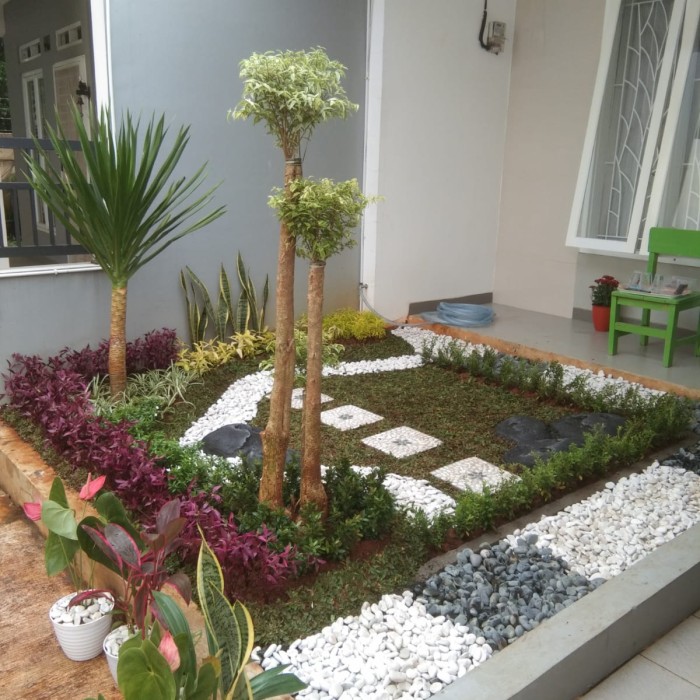 Detail Taman Pojok Depan Rumah Nomer 21