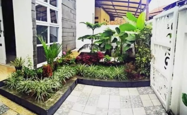 Detail Taman Pojok Depan Rumah Nomer 29