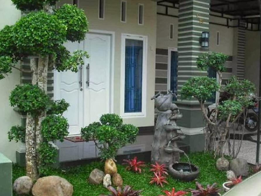 Detail Taman Pojok Depan Rumah Nomer 4