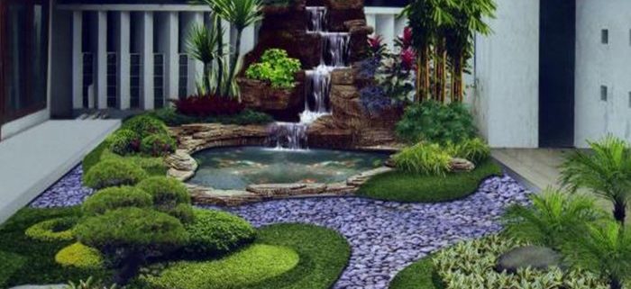 Detail Taman Pojok Depan Rumah Nomer 40