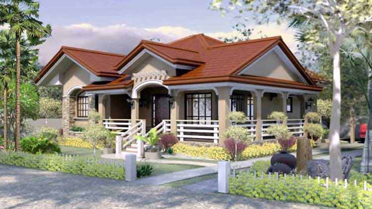 Detail Taman Rumah Desa Nomer 48