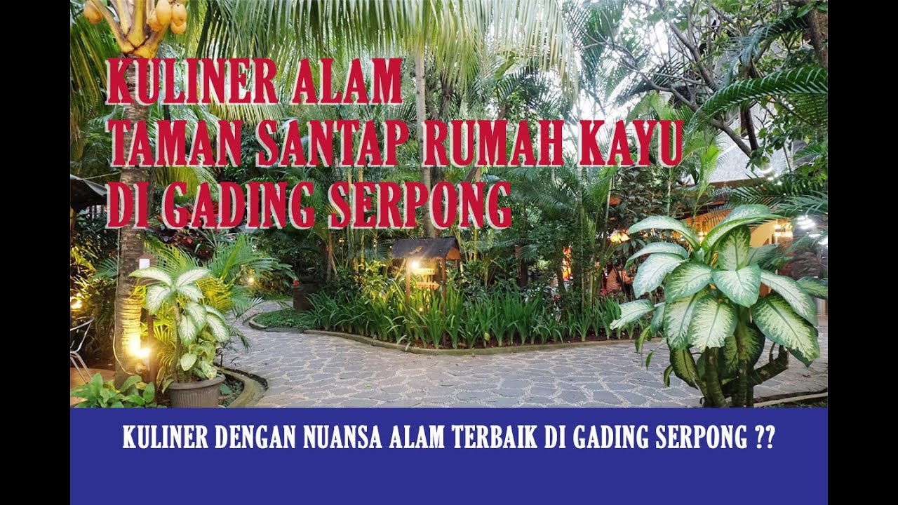 Detail Taman Santap Rumah Kayu Summarecon Gading Serpong Nomer 42