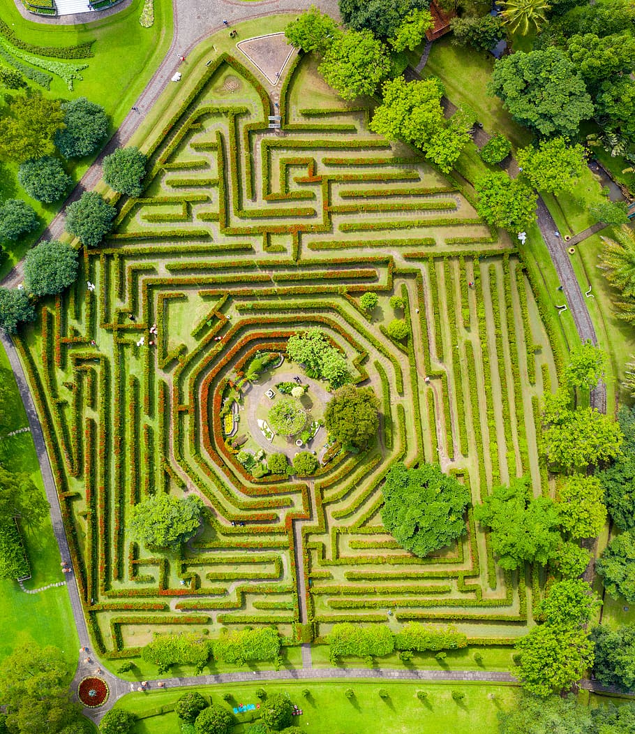 Detail Taman Tampak Atas Nomer 20