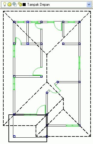 Detail Tampak Atas Atap Nomer 11