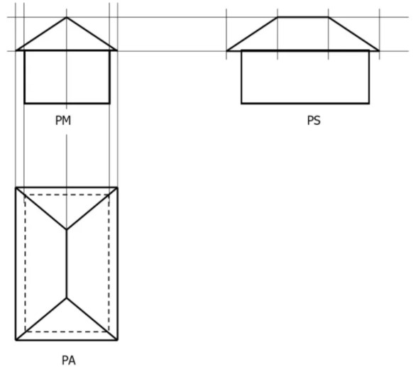 Detail Tampak Atas Atap Nomer 42