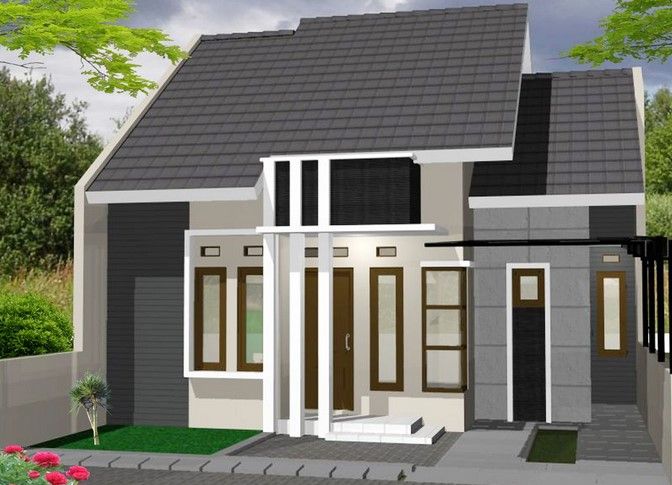 Detail Tampak Depan Model Rumah Minimalis Nomer 2