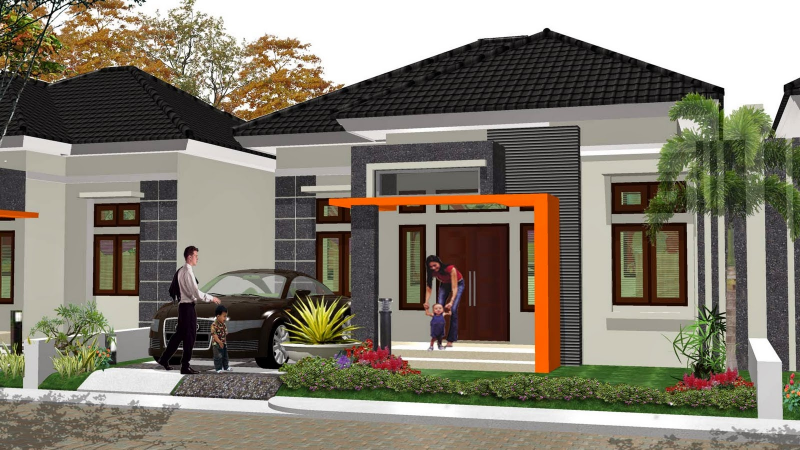 Detail Tampak Depan Model Rumah Minimalis Nomer 28