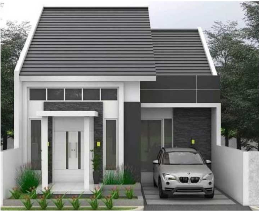 Detail Tampak Depan Rumah Minimalis Nomer 5