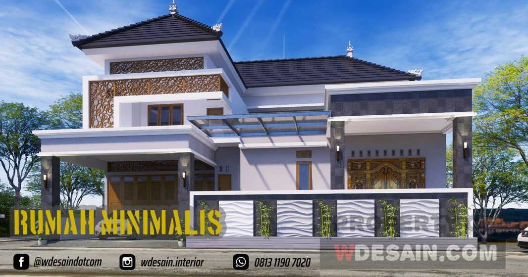 Detail Tampak Rumah 2 Lantai Nomer 16