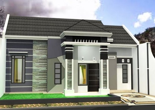 Detail Tampak Rumah Minimalis Nomer 34