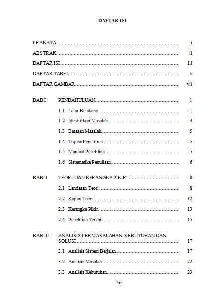 Detail Tampilan Daftar Gambar Dan Tabel Nomer 3