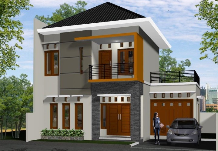 Detail Tampilan Depan Rumah Minimalis Nomer 23