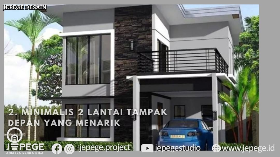 Detail Tampilan Depan Rumah Minimalis Nomer 46