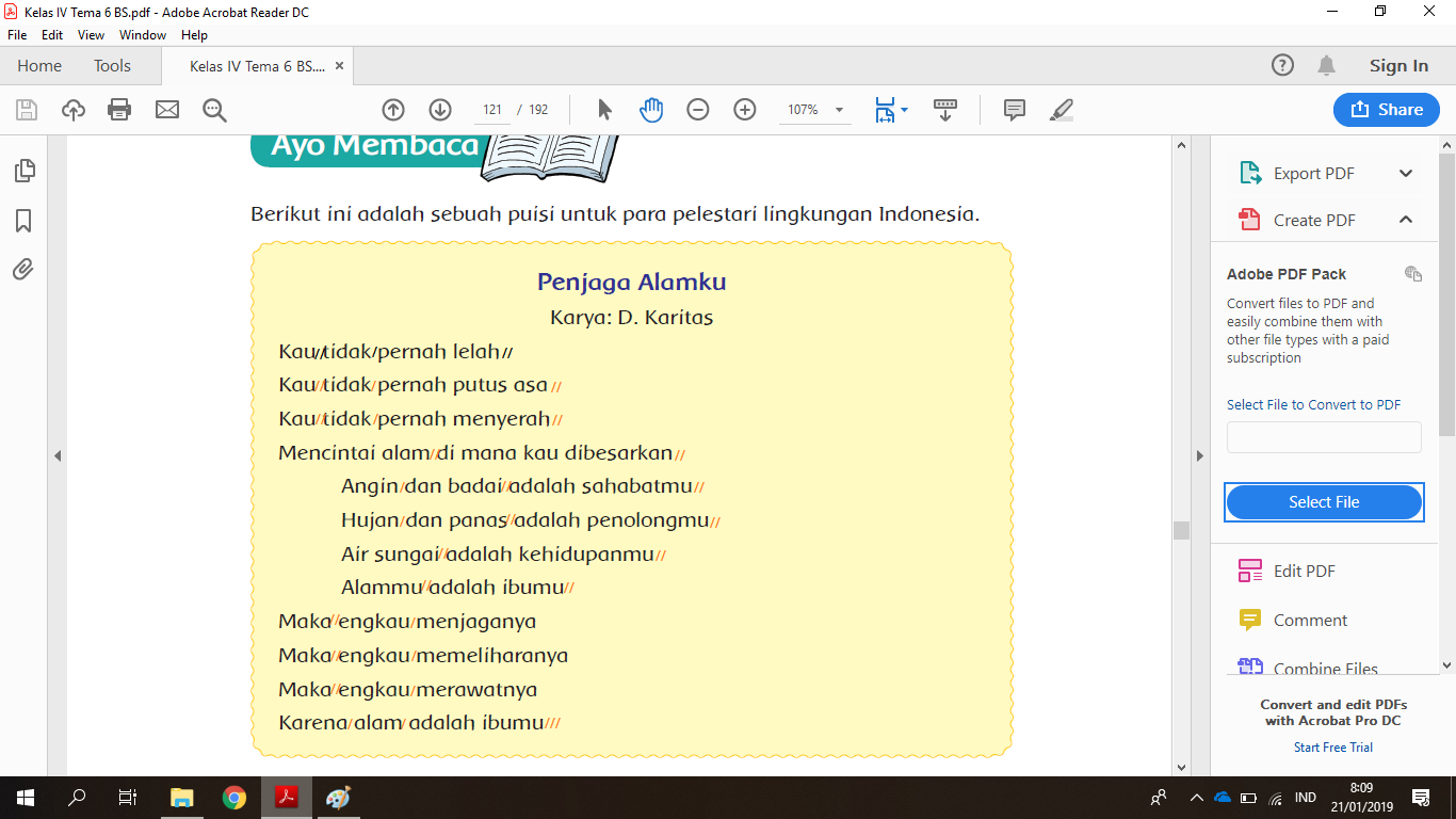 Detail Tanda Baca Puisi Nomer 33