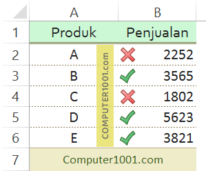 Detail Tanda Centang Di Excel Nomer 32