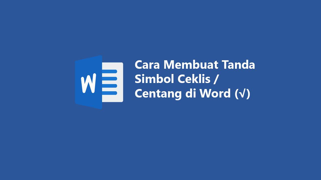 Detail Tanda Centang Di Word Nomer 41