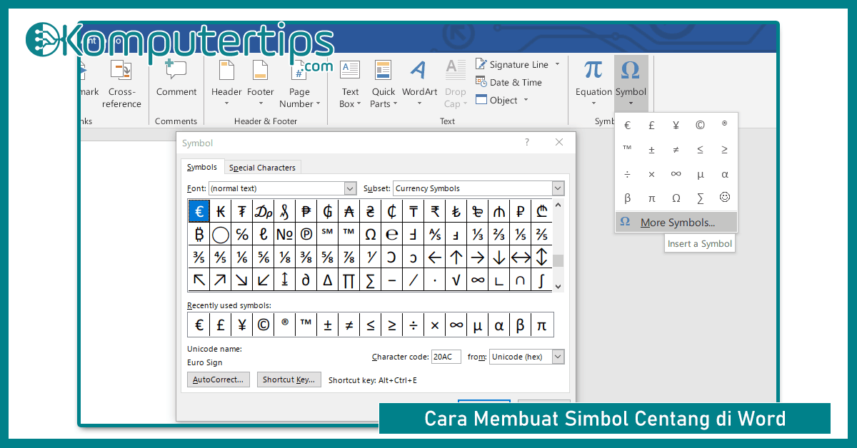 Detail Tanda Centang Word Nomer 21