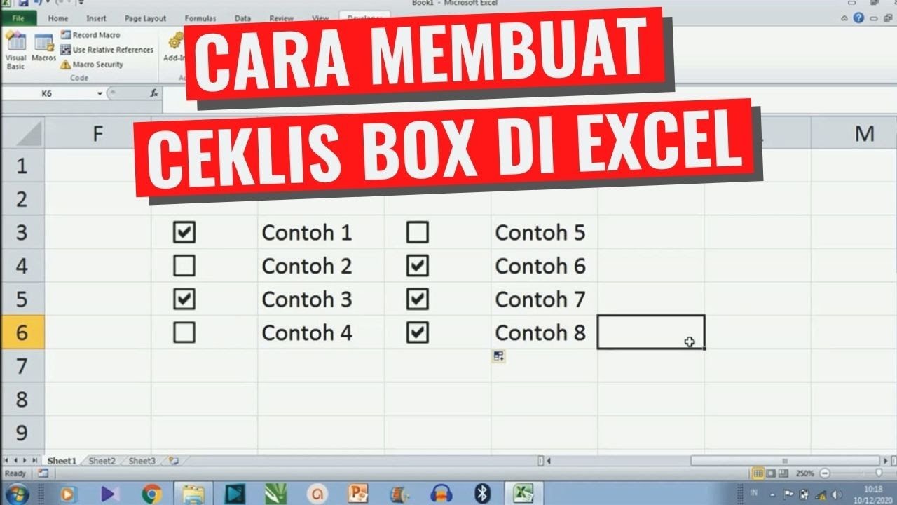 Detail Tanda Checklist Di Excel Nomer 8