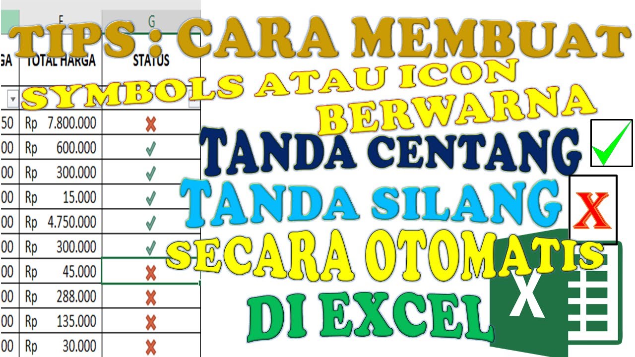 Detail Tanda Contreng Di Excel Nomer 45